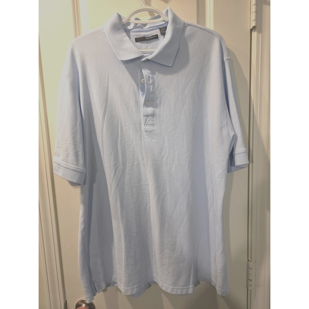 Greg Norman  Men's Polo Shirt, Lt Blue SZ‎ XL